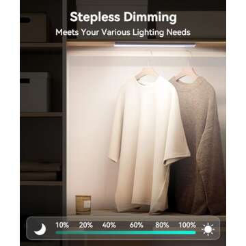 Rechargeable LED Under Cabinet Lighting with Motion Sensor