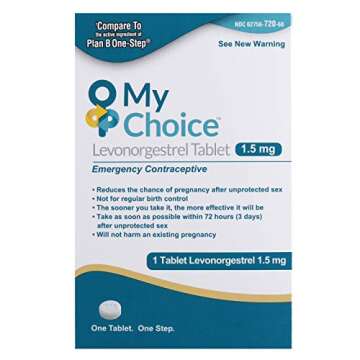 OHM My Choice Emergency Contraceptive Pill. A Safe and Effective Way to Lower Your Chances to get Pregnant After unprotected Sex. Active Ingredient Levonorgestrel Tablet 1.5mg