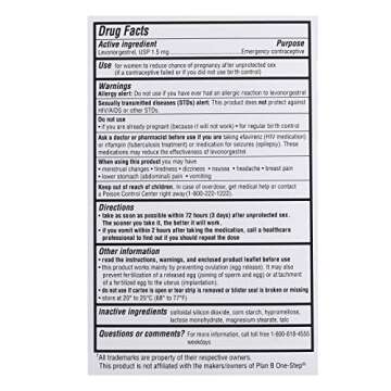 OHM My Choice Emergency Contraceptive Pill. A Safe and Effective Way to Lower Your Chances to get Pregnant After unprotected Sex. Active Ingredient Levonorgestrel Tablet 1.5mg