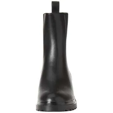 Amazon Essentials Women's Chunky Sole Chelsea Boot, Black, 6