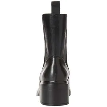 Amazon Essentials Women's Chunky Sole Chelsea Boot, Black, 6