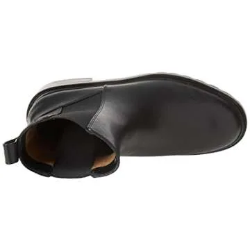 Amazon Essentials Women's Chunky Sole Chelsea Boot, Black, 6
