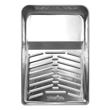 Wooster Brush R402-11 Deluxe Metal Tray for Effortless Painting