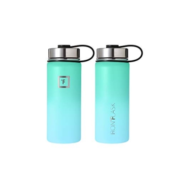 IRON °FLASK Insulated Water Bottle with 3 Lids for Ultimate Hydration