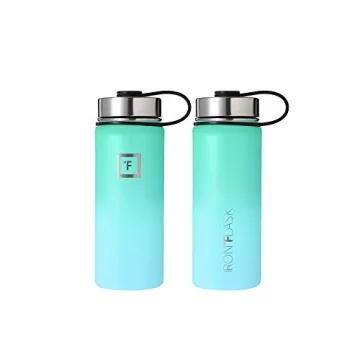IRON °FLASK Insulated Water Bottle with 3 Lids for Ultimate Hydration