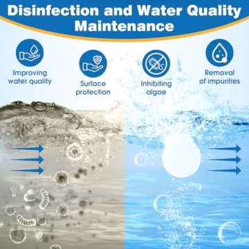 Aqua Pura Chlorine Tablets for All Pool Types, Long-Lasting