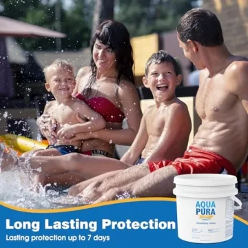Aqua Pura Chlorine Tablets for All Pool Types, Long-Lasting
