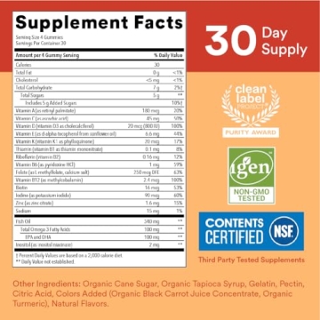 SmartyPants Kids Multivitamin Gummies for Healthy Growth