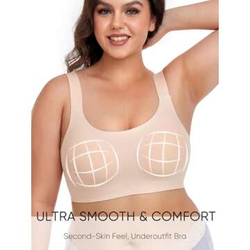 Gailife Wireless Push Up Bra for Everyday Comfort