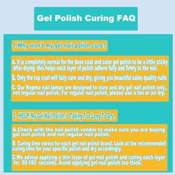 Kepma UV LED Nail Dryer Mini lamp Portable Curing Light for Gel Nail Polish,6w(White)