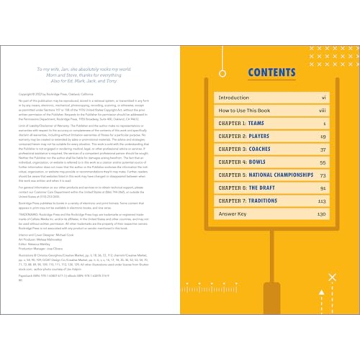 College Football Trivia Book with 700 Fun Questions