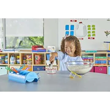 hand2mind Rainbow Fraction Measuring Cups for Kids