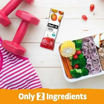 That’s it. Variety, 100% Natural Real Fruit Bar, High Fiber Vegan, Gluten Free Healthy Snack, Paleo for Children & Adults, Non GMO No Added Sugar, (Mango, Cherry, Banana) (36 Pack)