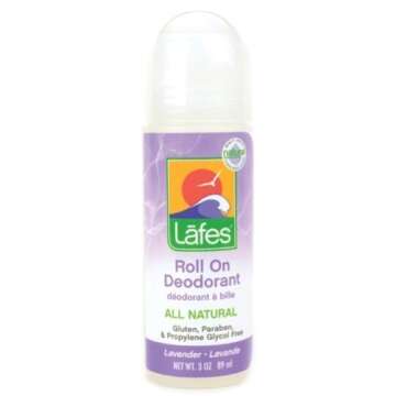 Lafe's Natural and Organic Roll On Deodorant Lavender & Aloe- 2.5fl oz