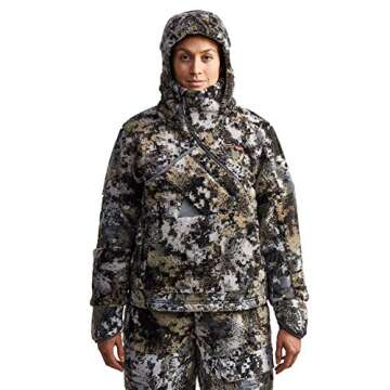 SITKA Gear Women's Hunting Hooded Windstopper Insulated Elevated II Fanatic Jacket, Medium, (50244-E...