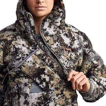 SITKA Gear Women's Hunting Hooded Windstopper Insulated Elevated II Fanatic Jacket, Medium, (50244-EV-M)