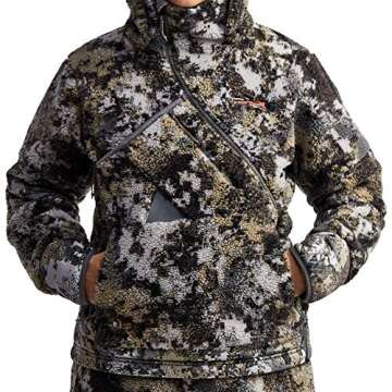 SITKA Gear Women's Hunting Hooded Windstopper Insulated Elevated II Fanatic Jacket, Medium, (50244-EV-M)