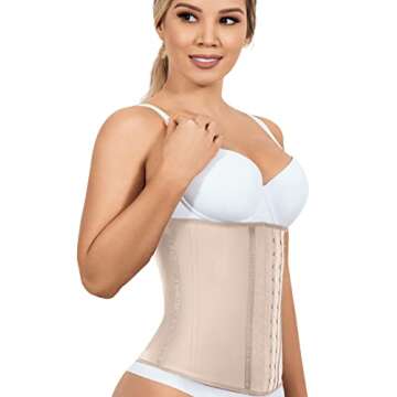 Lady Slim Fajas Colombianas Reductoras Y Moldeadoras para Mujer Underbust Waist Cincher Sport Girdle Hourglass Body Shaper