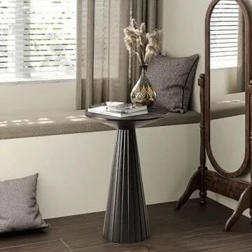 Stylish COZAYH Pedestal Small Drink Table for Any Space