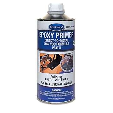 Eastwood Epoxy Primer Sealer Activator Quart 1:1 | Ultimate Anti-Corrosion Sealant for Automotive Re...