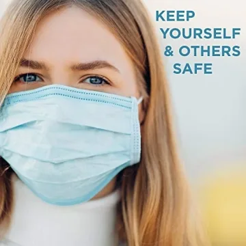 Jumbl Face Mask 50 Pack - Comfortable Disposable Masks