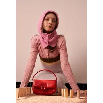 LAFESTIN Split Leather Small Crossbody Bags For Women With Adjustable Strap And Handle Versatile Wom...