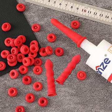 MARFOREVER Caulk Caps, Caulking Tube Caps 20 Pack Caulk Tube Sealer Cap, Caulk Saver Cover Sealer fo...