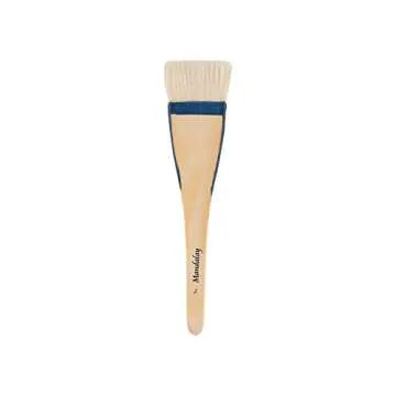 Creative Mark Mandalay Artist Goat Hair Hake Brush, Super Soft Hair for Holding Color for Large Surface Coverage, Size 2"
