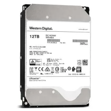 WD Ultrastar DC HC520 12TB HDD for Data Centers and More