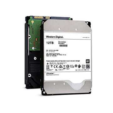 WD Ultrastar DC HC520 12TB SATA 6Gb/s 3.5-Inch Data Center Hard Drive - HUH721212ALE600 (Renewed)