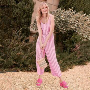 CYNLLIO Platform Slides Espadrilles Sandals for Women Outdoor Open Toe Heeled Slippers Summer Beach Chunky Heel Sandals Party Dress Shoes