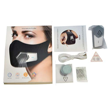 Rsenr Air Purifying Mask with Fan for Outdoor Protection