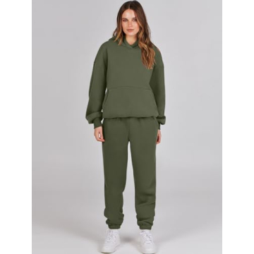 Chic ANRABESS Women's Oversized Hoodie Jogger Set Online