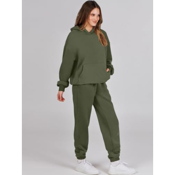Chic ANRABESS Women's Oversized Hoodie Jogger Set Online