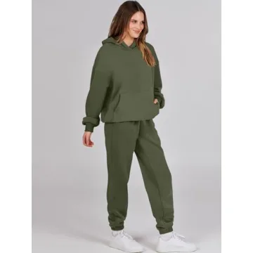 Chic ANRABESS Women's Oversized Hoodie Jogger Set Online