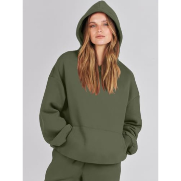 Chic ANRABESS Women's Oversized Hoodie Jogger Set Online