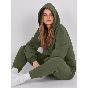 Chic ANRABESS Women's Oversized Hoodie Jogger Set Online