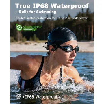 VLOP Bone Conduction Swimming Headphones with 8H Playtime