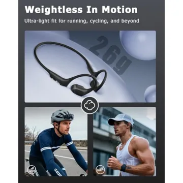 VLOP Bone Conduction Swimming Headphones with 8H Playtime