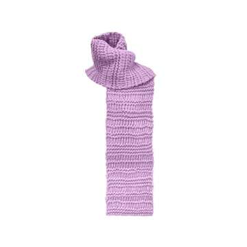 Eiram Hand Knit Scarf 100% Merino Wool Scarf Women Merino Wool Scarf Men Thick Wool Scarf Men's Winter Scarf Women Wool Scarf
