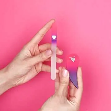 Ergonomic Glass Nail File Set for Perfect Nail Care