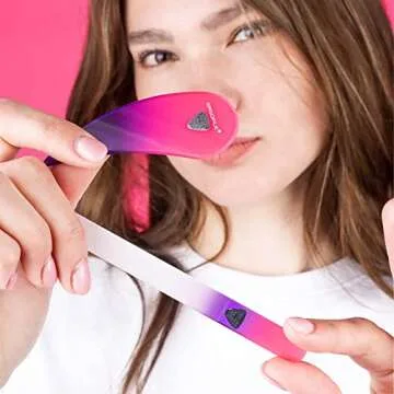 Ergonomic Glass Nail File Set for Perfect Nail Care