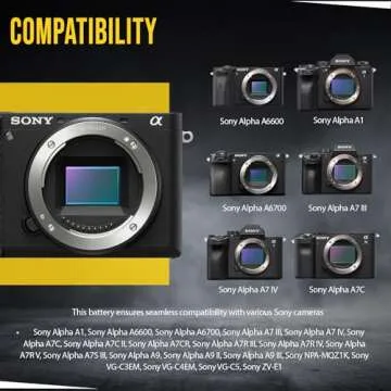BM Premium NP-FZ100 Battery for Sony Alpha 1, ZV-E1, ZV-E10 II, FX3, FX30, a7C, a7C R, a7C II, a7S III, a6600, a6700, A7RIII, A7R3, a7 III, a7R IV, a7R V, a7 IV, a9, a9 II, a9 III, A9R, A9S Cameras