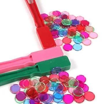 Hand2mind Magnetic Chips Kit - Fun Math Counters for Kids