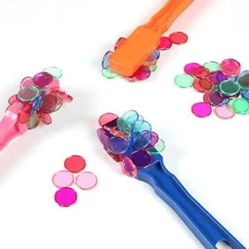 Hand2mind Magnetic Chips Kit - Fun Math Counters for Kids