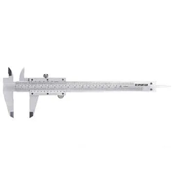 Spurtar Vernier Caliper Measuring Tool 6" Stainless Steel, 0-6Inch/0-150mm Manual Non Digital Calipers, 0.001"/0.02mm High Precision Durable Micrometer