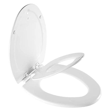 Mayfair NextStep2 Toilet Seat with Toddler Potty Training Seat Built-In, Slow Close, Easy Clean, Mag...