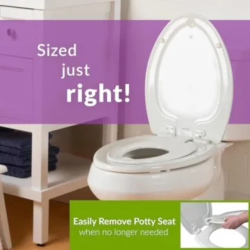 Mayfair NextStep2 Toilet Seat with Removable Toddler Seat