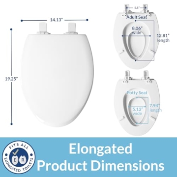 Mayfair NextStep2 Toilet Seat with Removable Toddler Seat