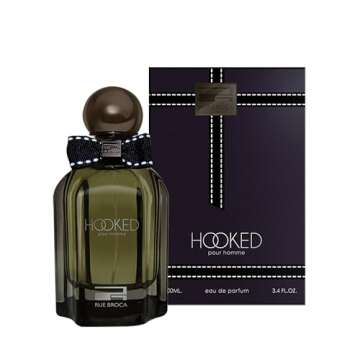 Rue Broca Hooked Pour Homme Eau de Parfum, 3.4 Fl. Oz – Sophisticated and Long-Lasting Fragrance f...